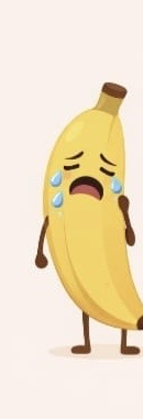 Banana character for rating 1