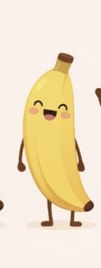 Banana character for rating 4