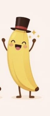 Banana character for rating 5